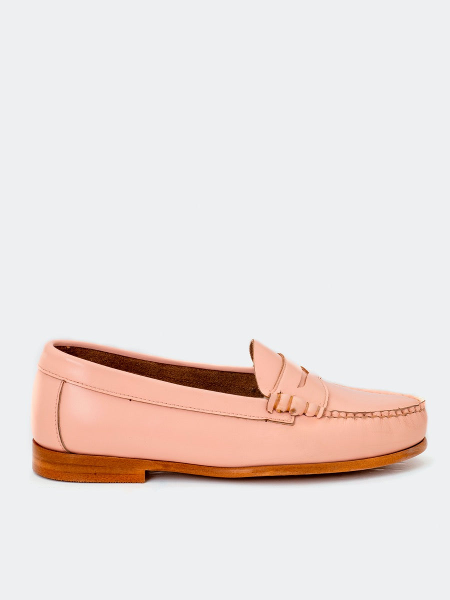 4200p loafers in pink star leather