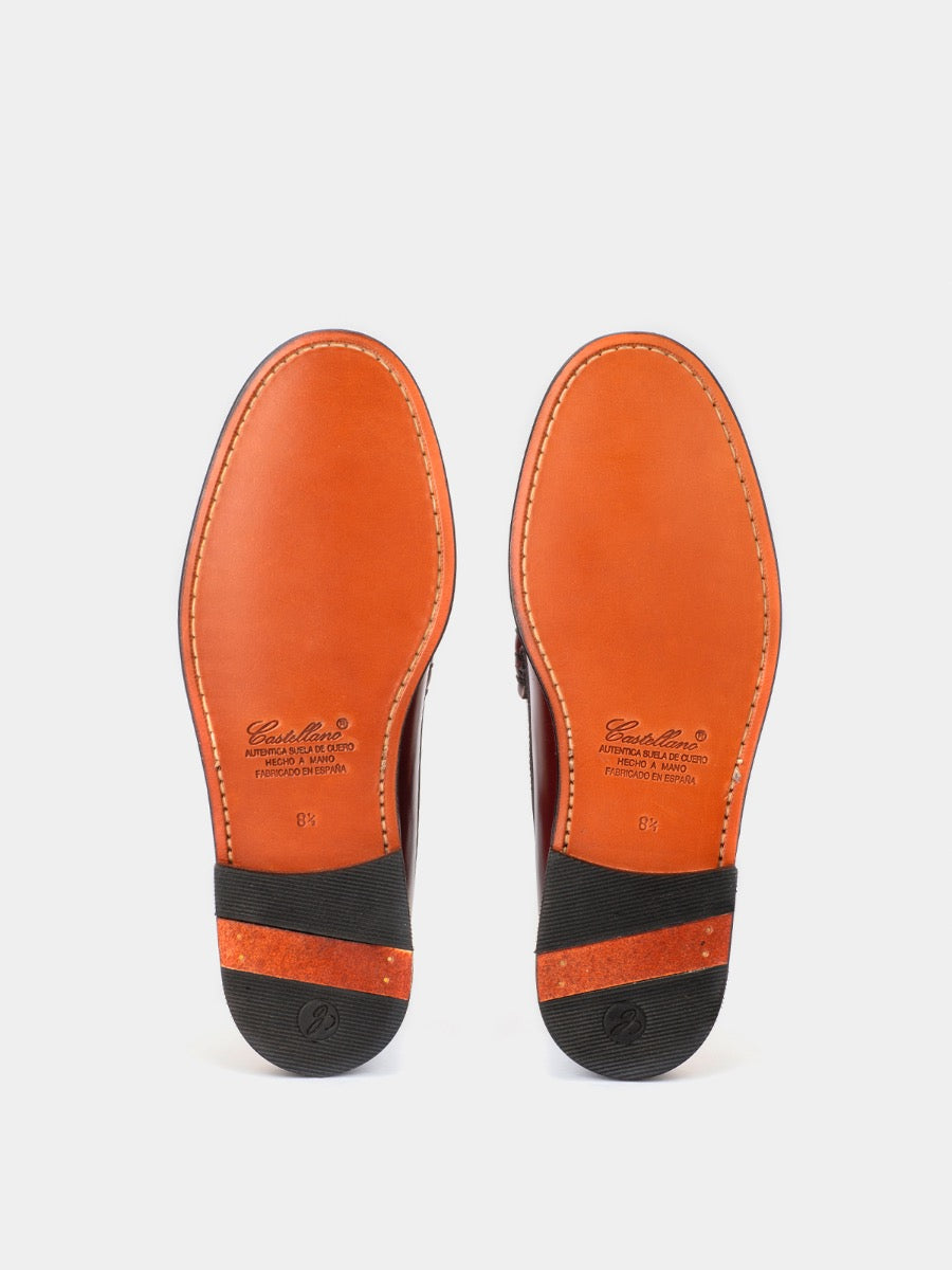 Corinth color calf leather 7900 loafers