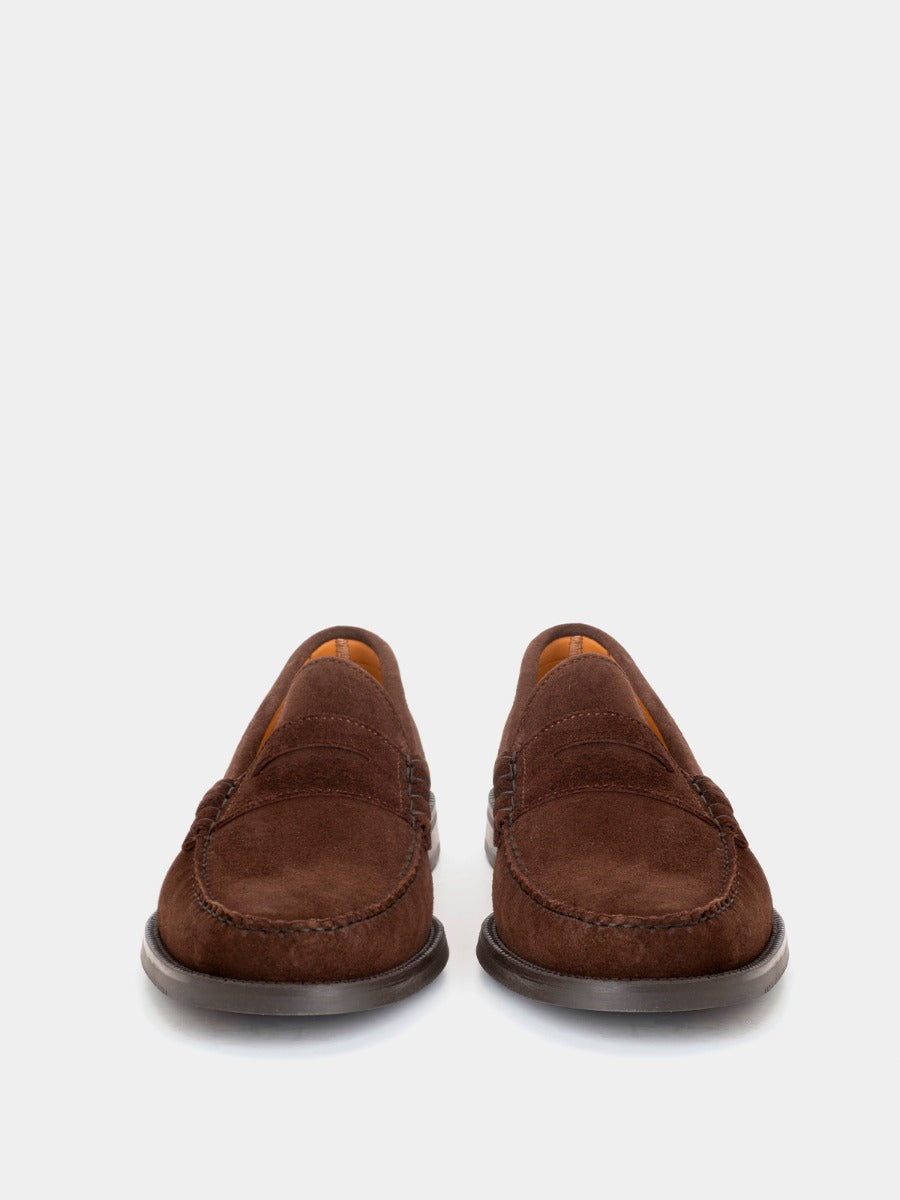 800F loafers in espresso suede leather