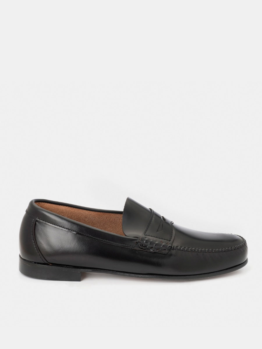 1010 black antik leather loafers - Zapatos Castellano® – Zapatos ...