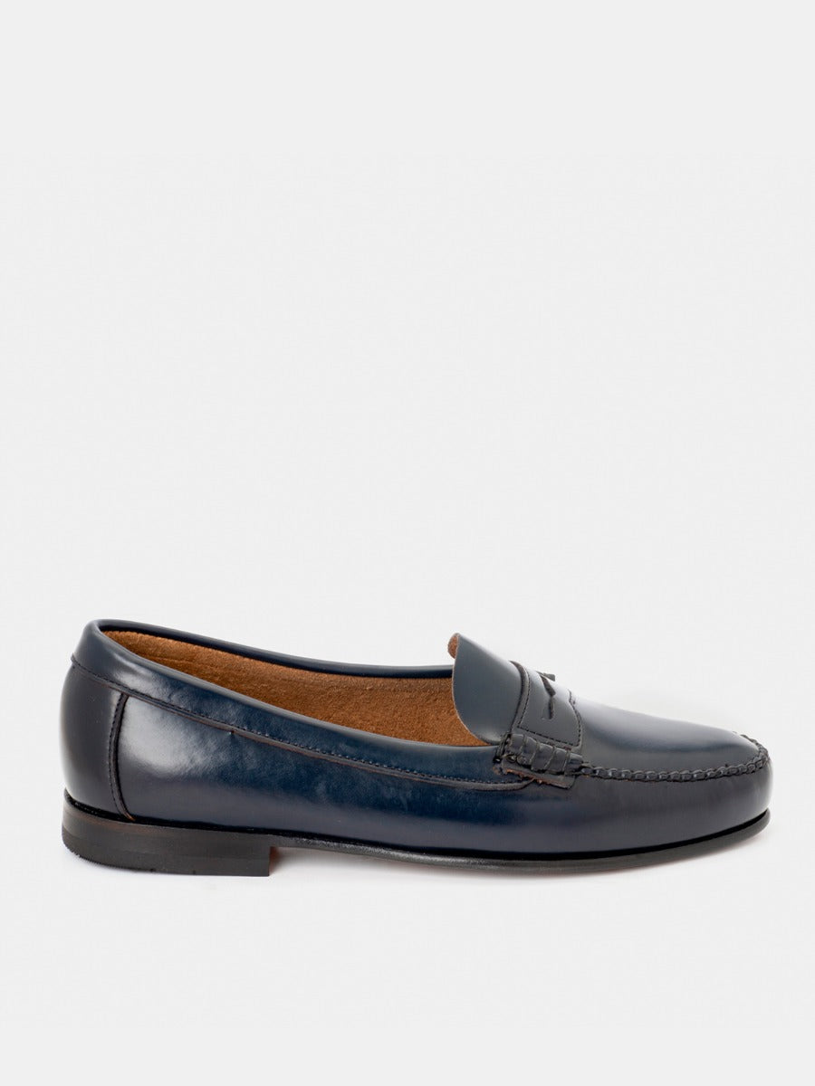 2200p loafers in navy antik leather