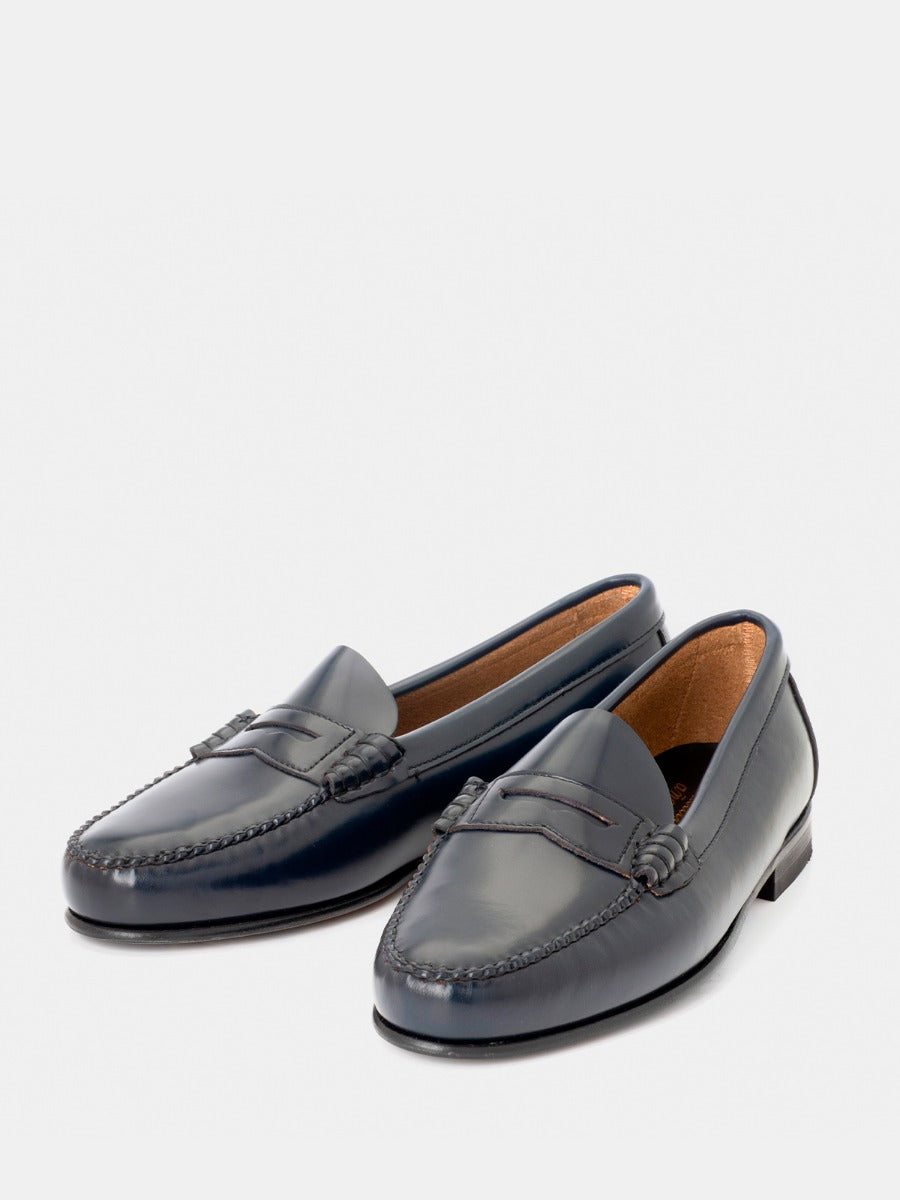 2200p loafers in navy antik leather