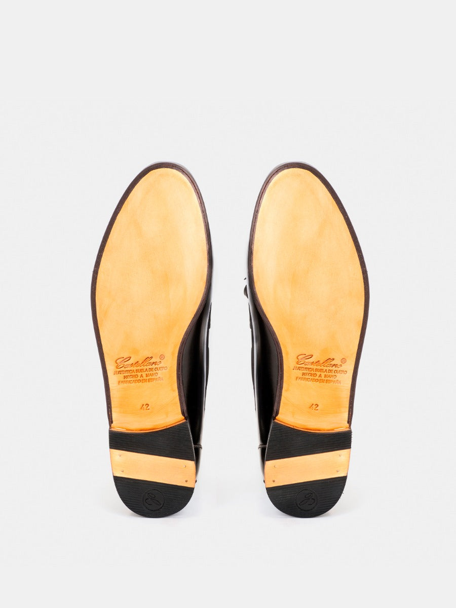 2204 black antik leather loafers