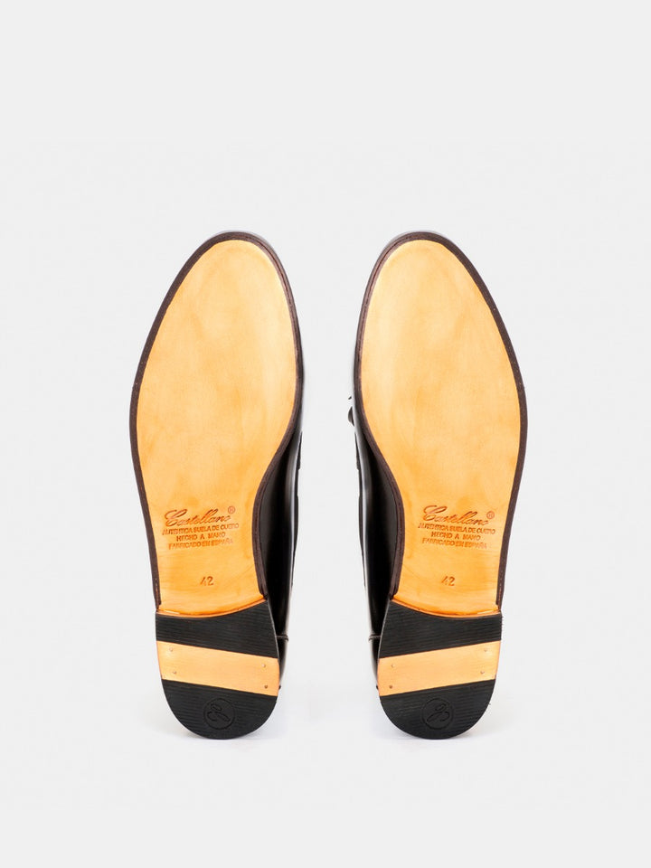 2204 black antik leather loafers