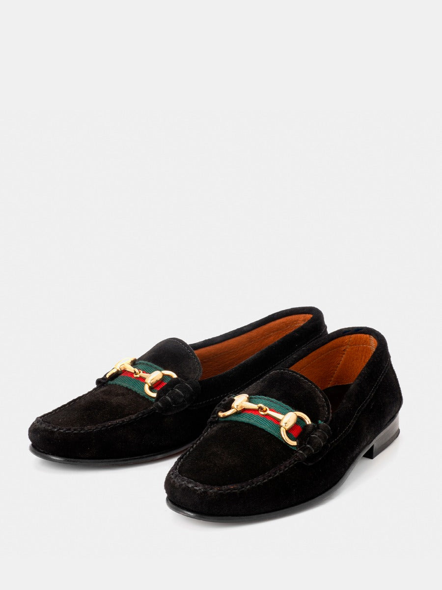 2257P-O loafers in black suede
