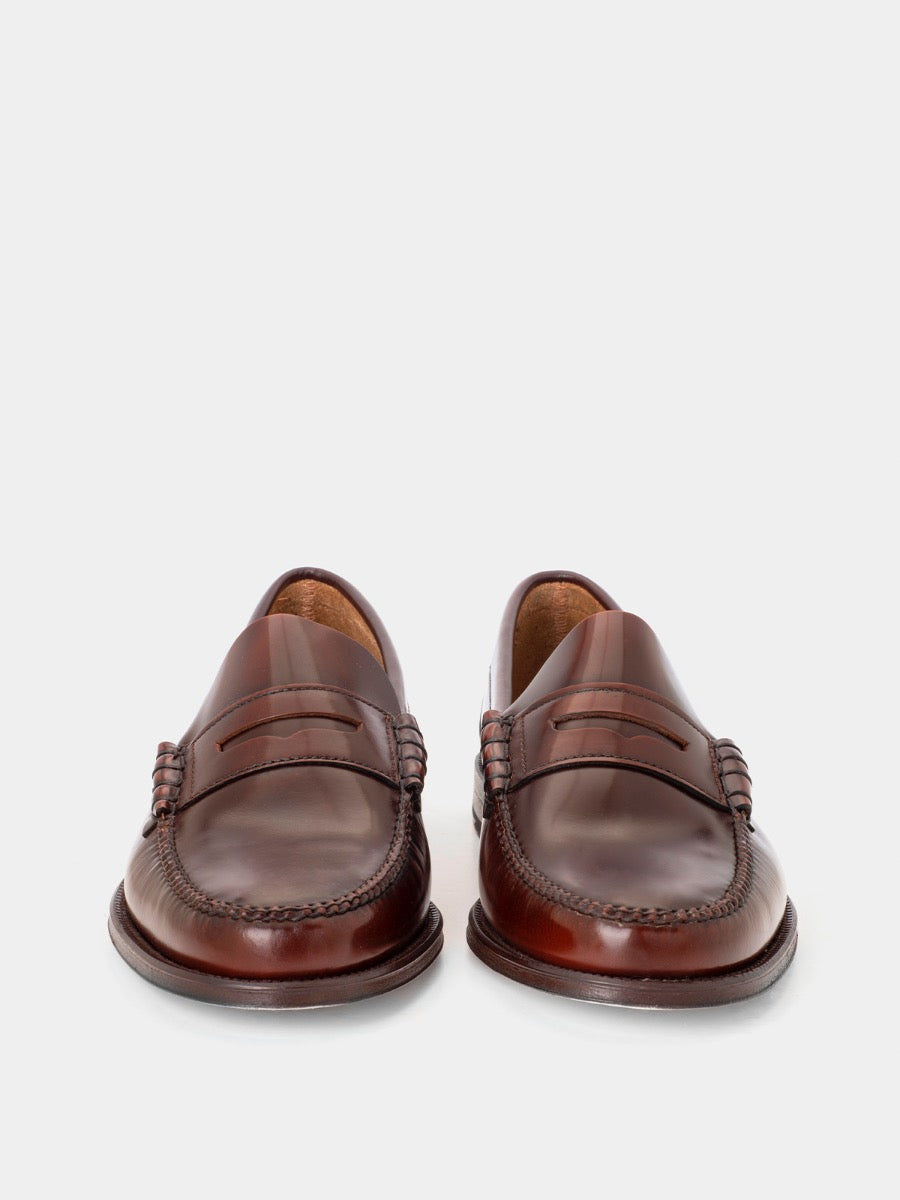 800 brown antik leather loafers