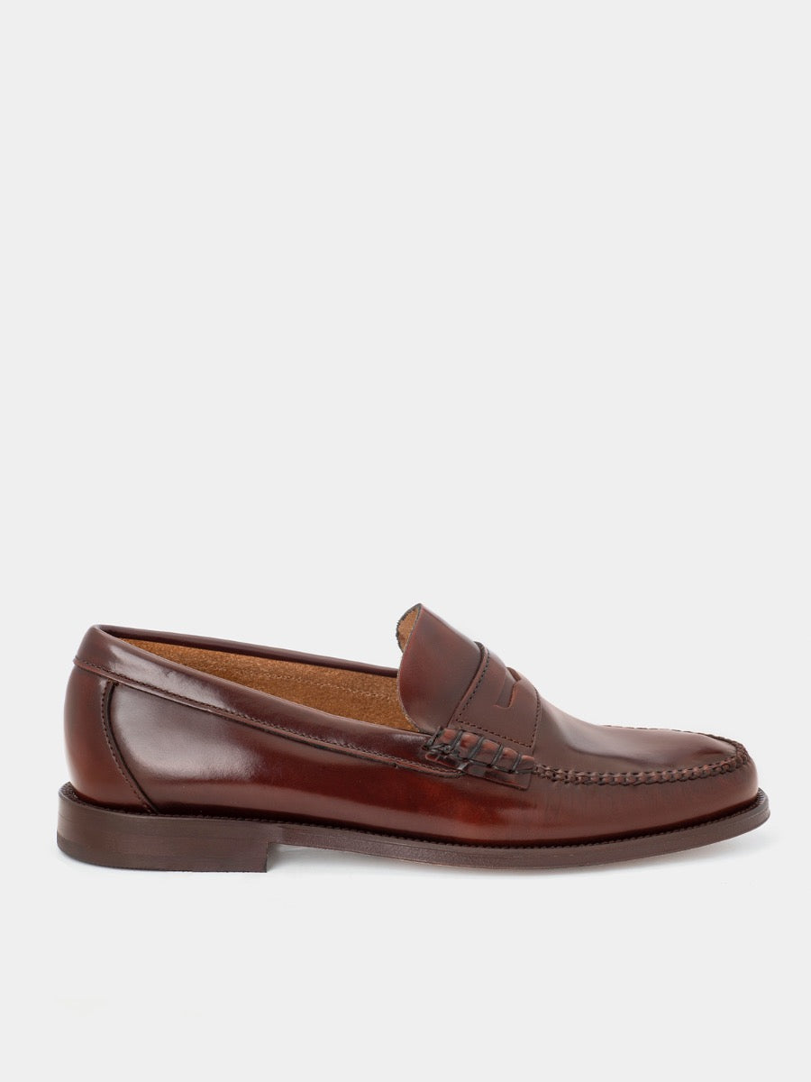 800 brown antik leather loafers