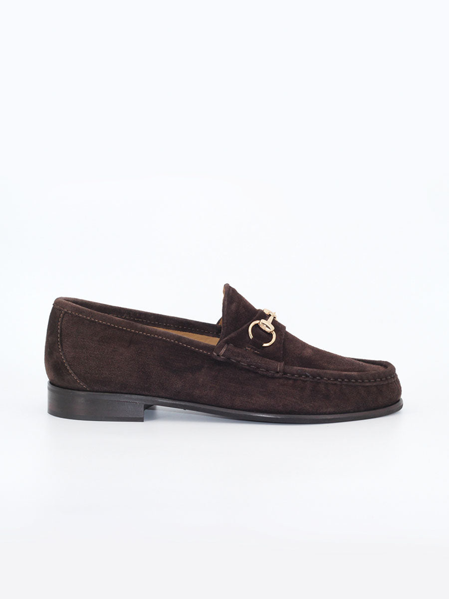 Men's loafers 33 brown suede