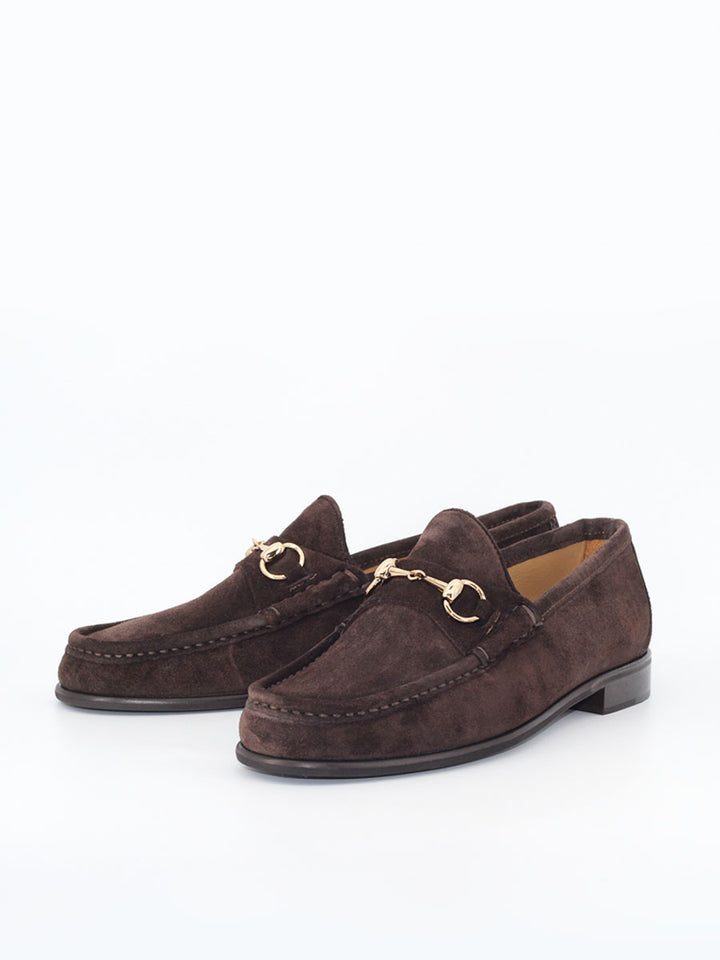 Men's loafers 33 brown suede