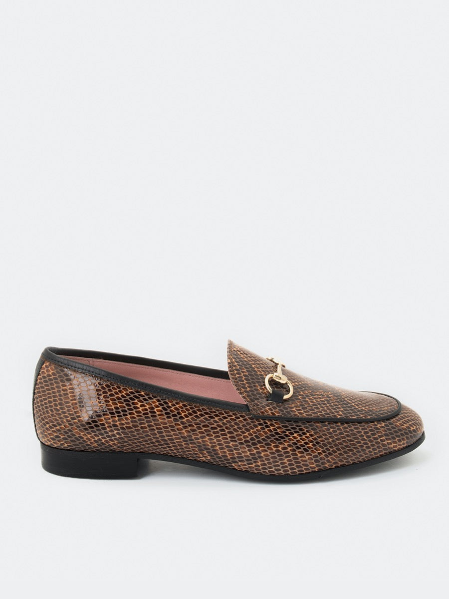 Genoa macchiato Amazon leather loafers