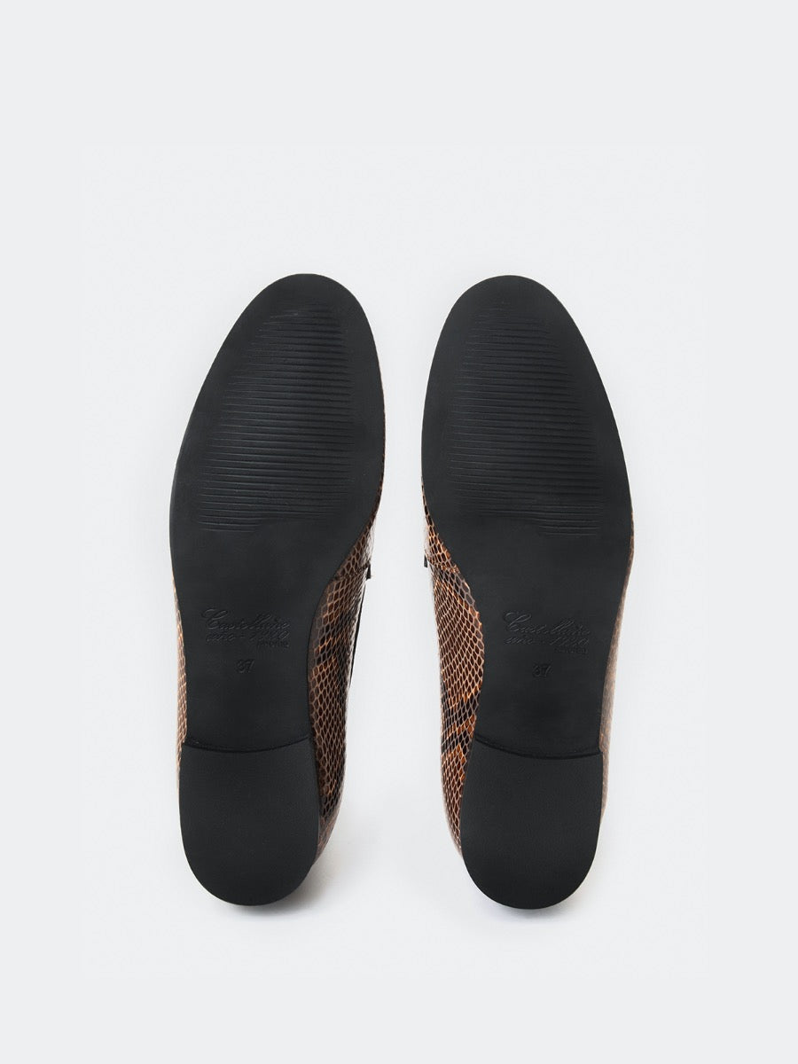 Genoa macchiato Amazon leather loafers