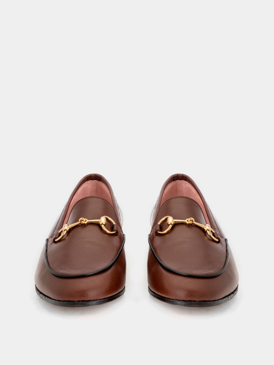 Genoa loafers in brown coy leather