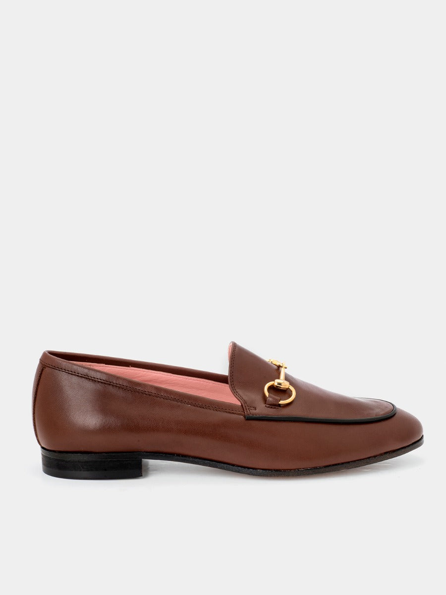 Genoa loafers in brown coy leather