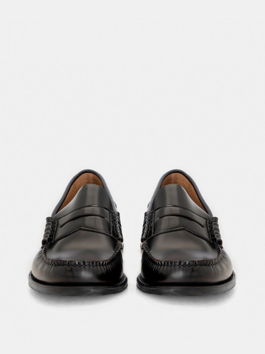 Mocasines L100 de piel calf color negro