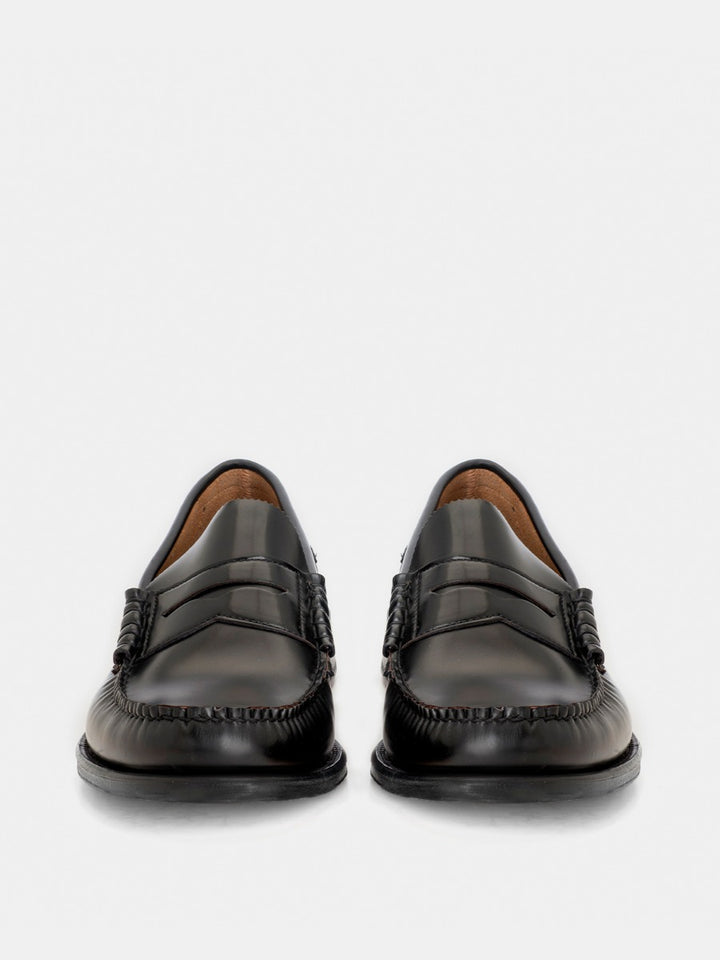 L100 loafers in black calf leather