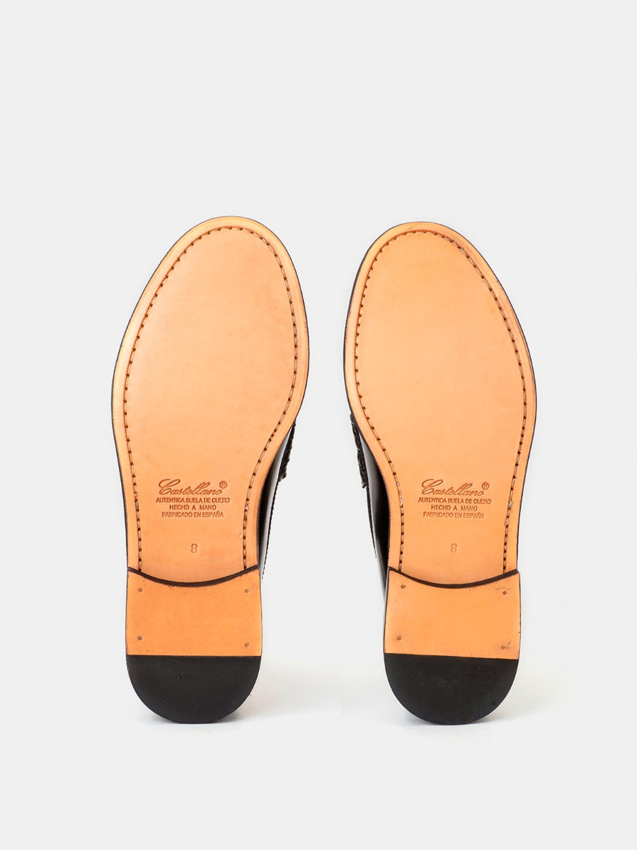 Mocasines L100 de piel calf color negro