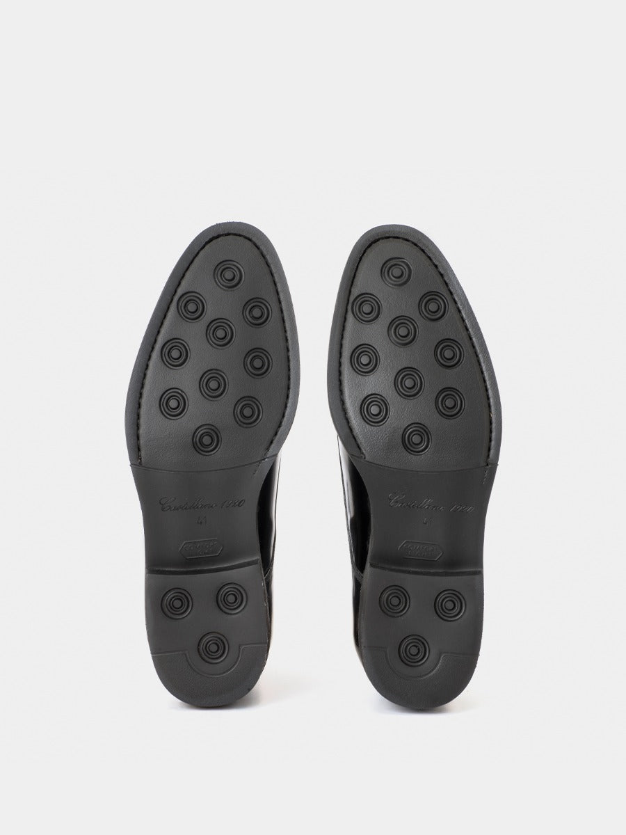 Sapporo blucher shoes in black leather