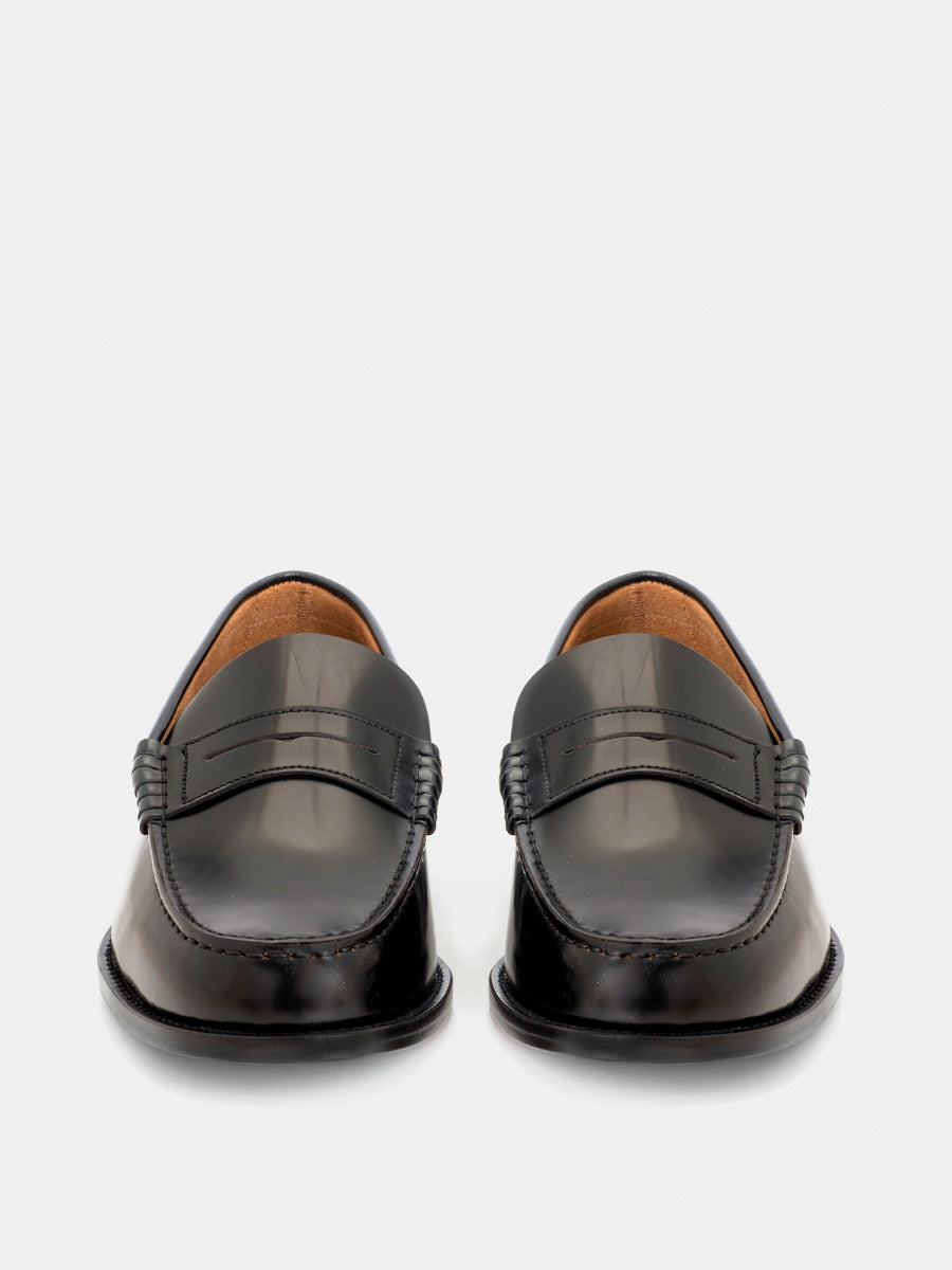 Tricalce black antik moccasins