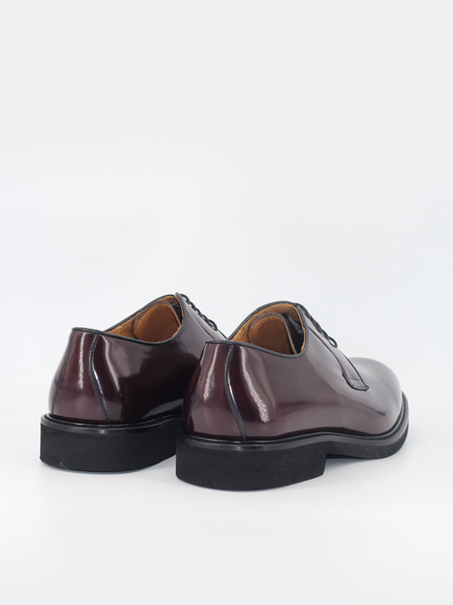 Zapatos blucher Robert de piel antik color burdeos