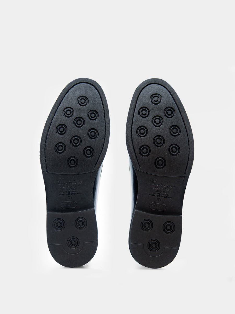 Zapatos blucher Robert de piel antik color negro