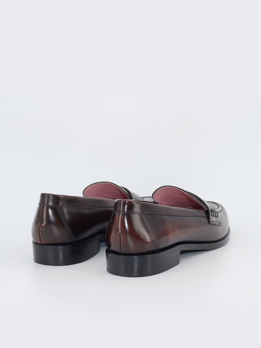 Mocasines San Marco piel antik color marrón