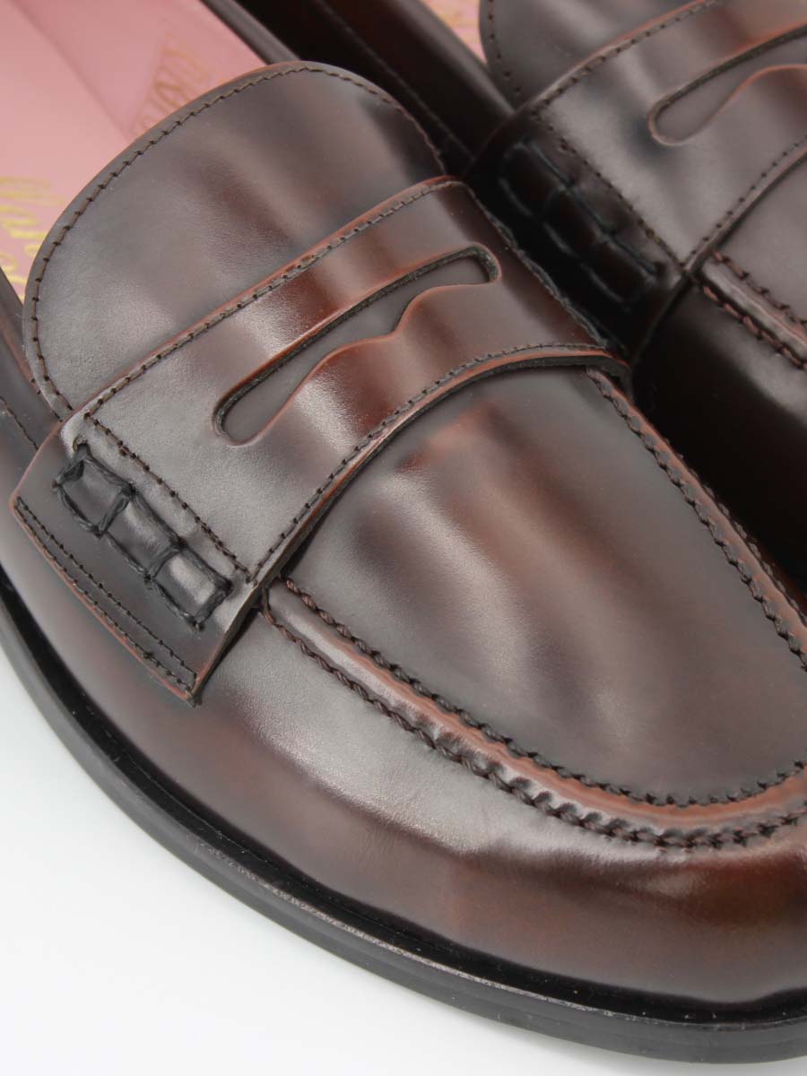 Mocasines San Marco piel antik color marrón