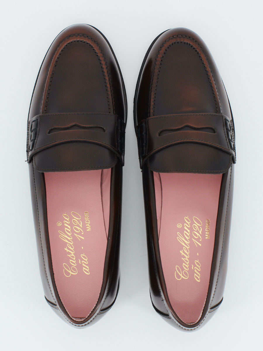 Mocasines San Marco piel antik color marrón