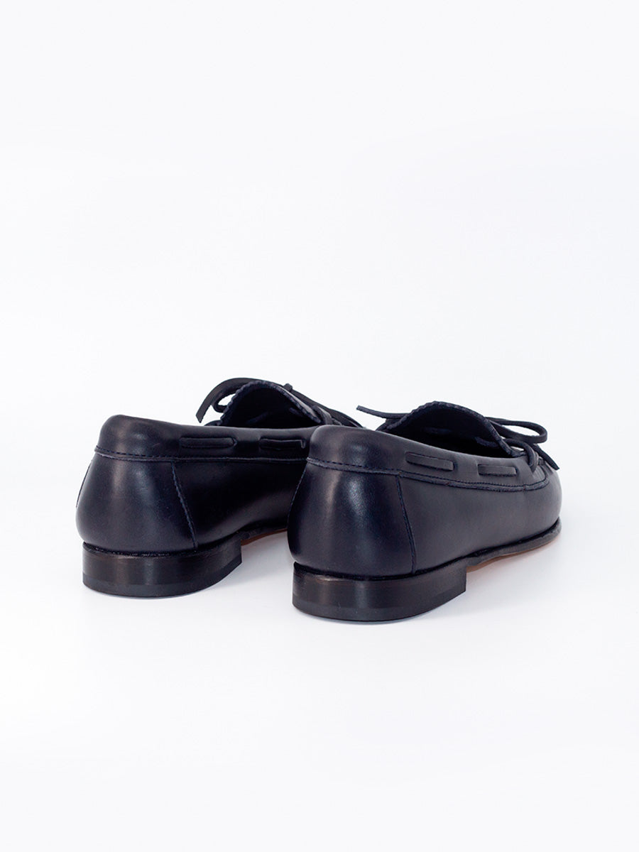 Mocasines de mujer Sol 14 lazo color azul marino