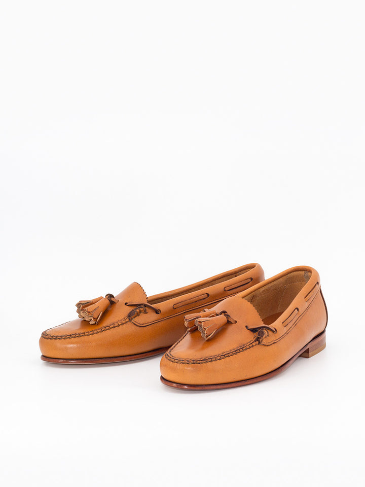 Sol 15 women's natural color tassel loafers