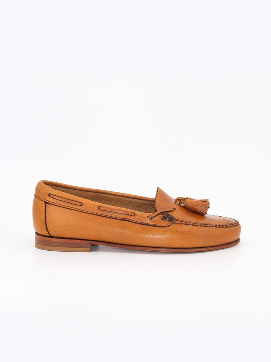 Sol 15 women's natural color tassel loafers