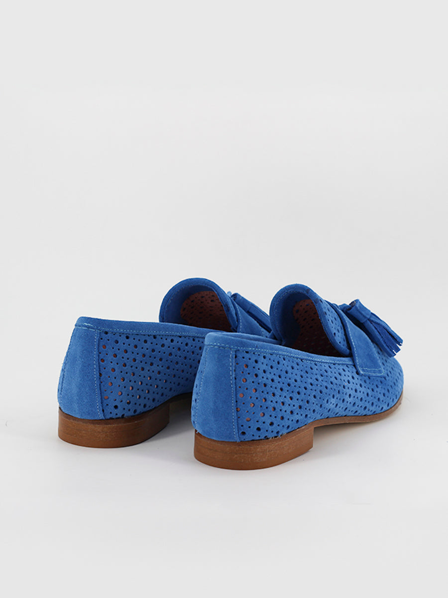 Tivoli loafers in blue suede