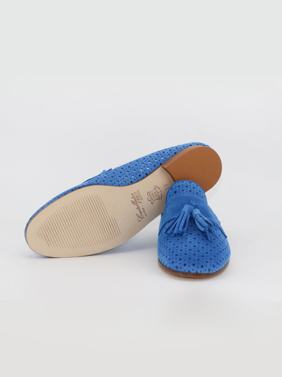 Tivoli loafers in blue suede