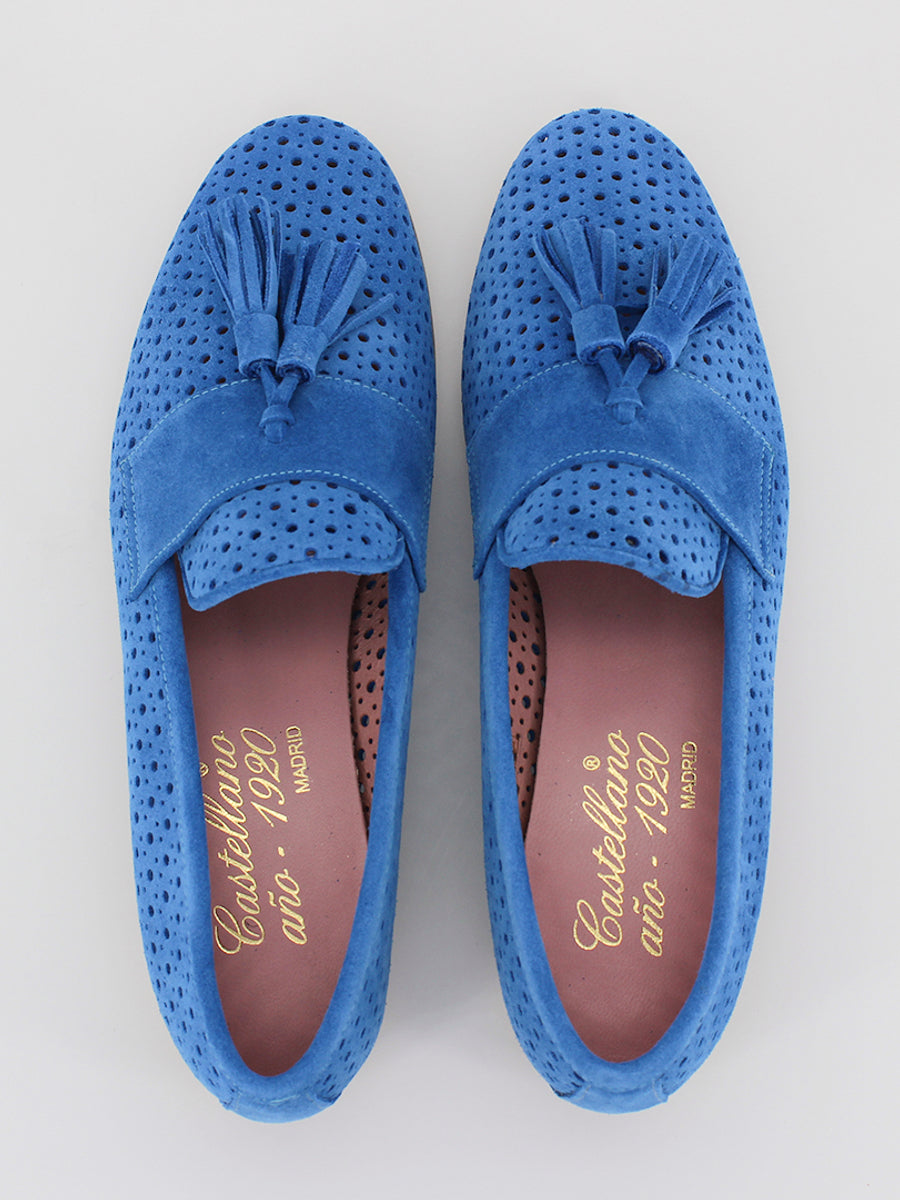 Tivoli loafers in blue suede