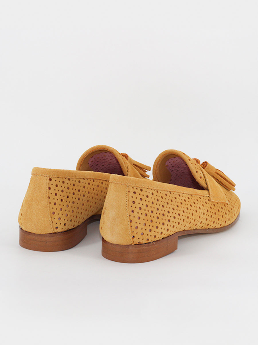 Tivoli loafers in yellow suede