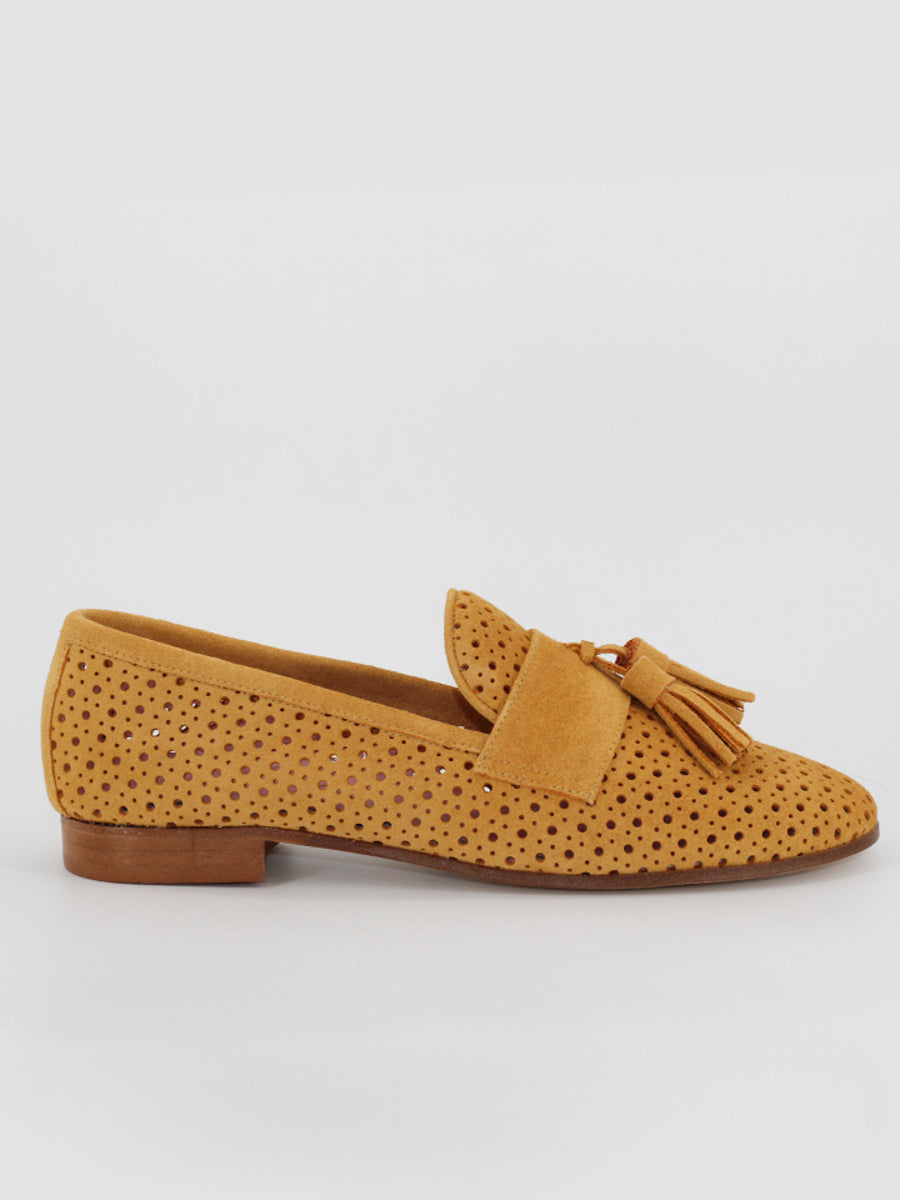 Tivoli loafers in yellow suede
