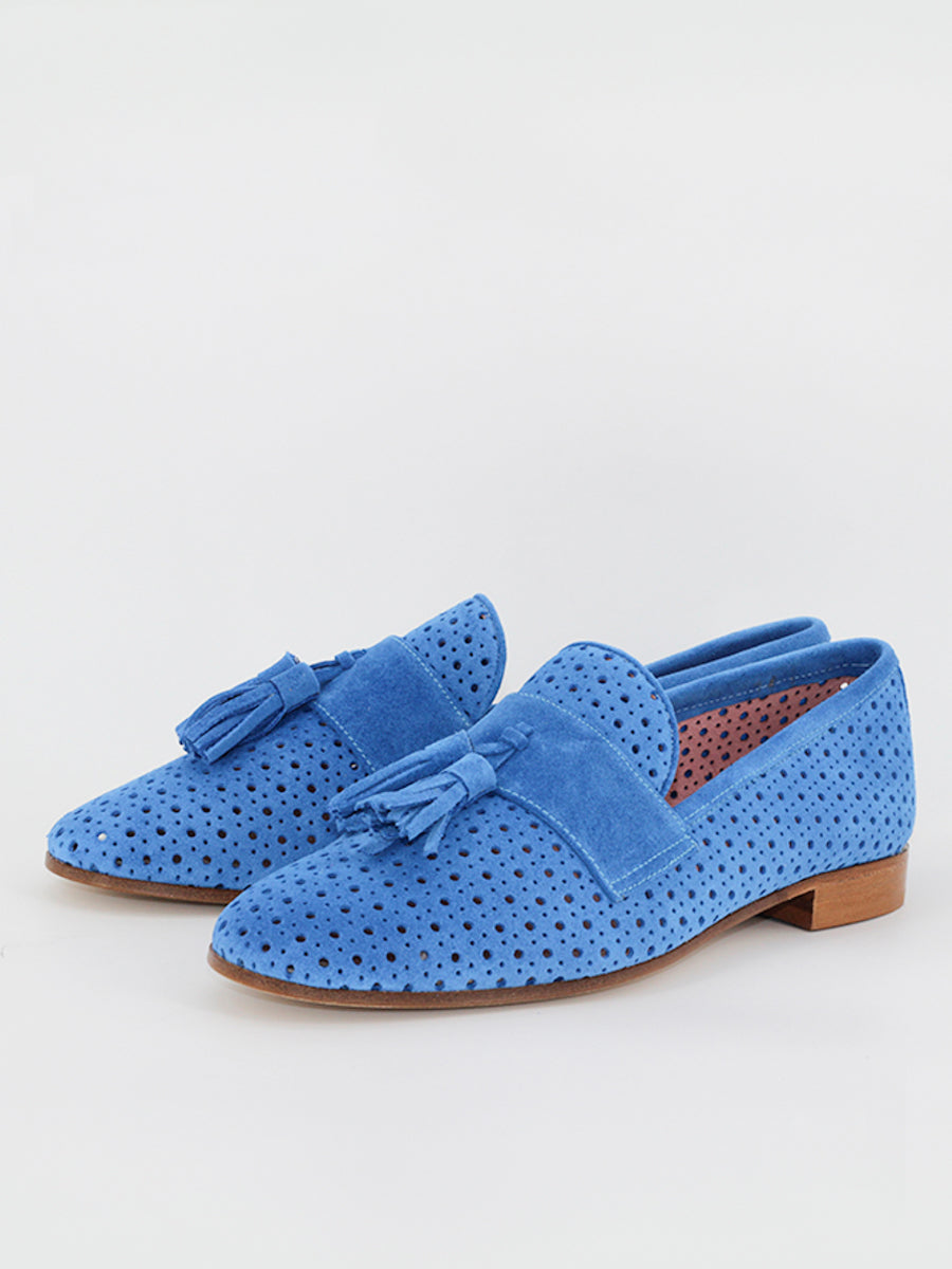 Tivoli loafers in blue suede