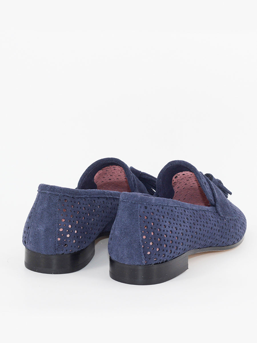 Tivoli loafers in navy suede