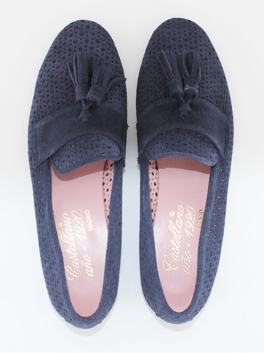 Tivoli loafers in navy suede