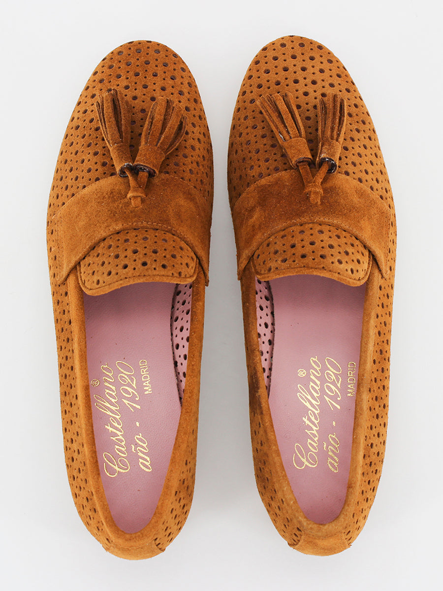 Tivoli suede leather loafers